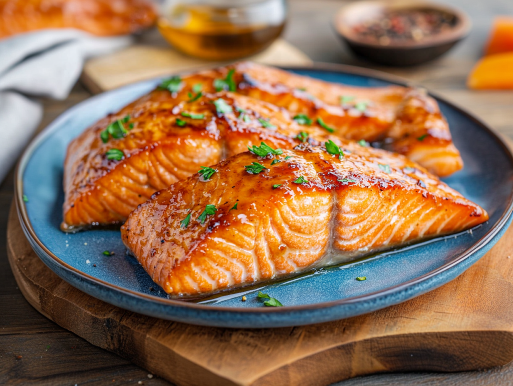 Smoked Salmon with Maple Glaze