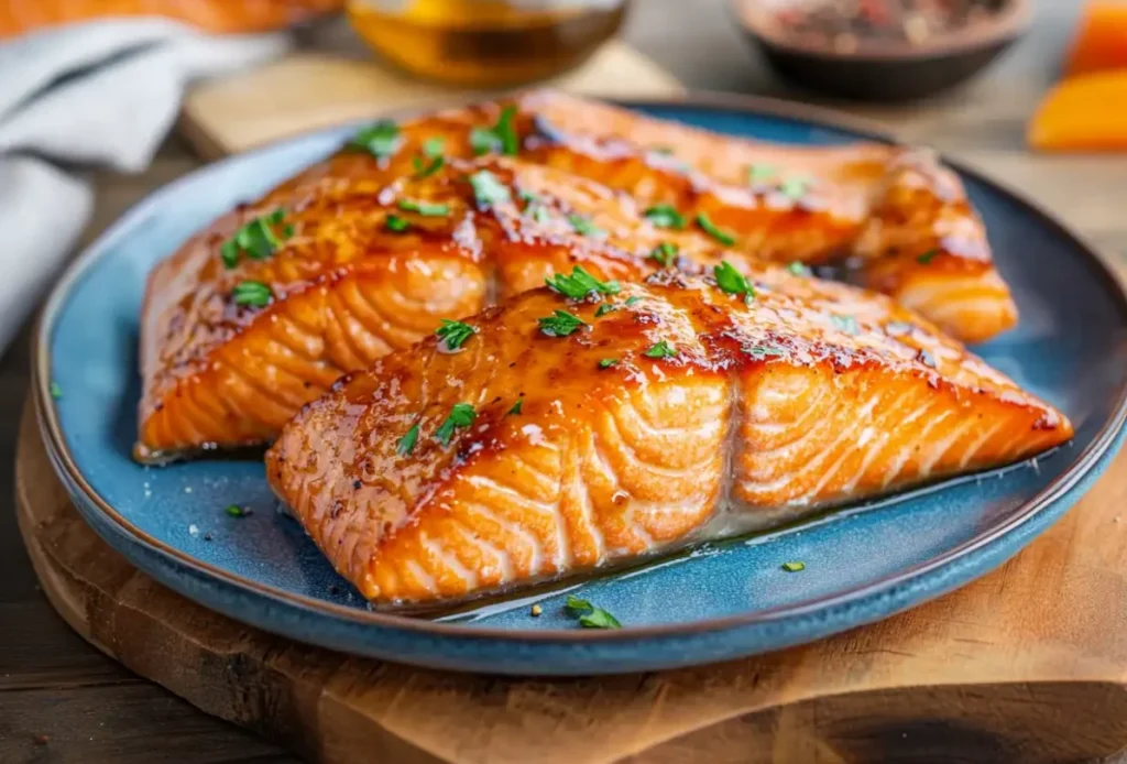 Smoked Salmon with Maple Glaze