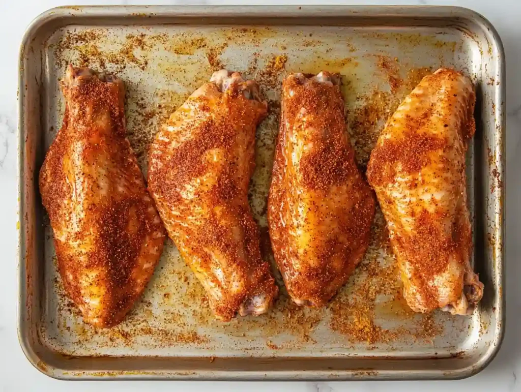 seasoned turkey wings