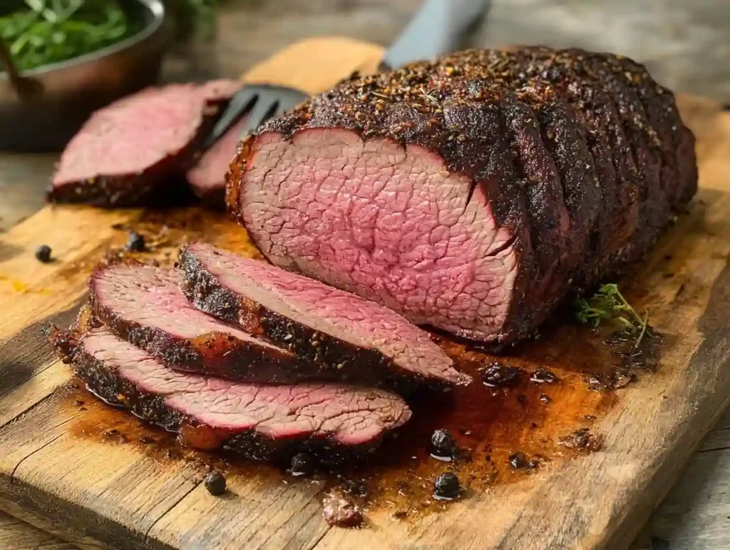 smoked beef sirloin tip roast